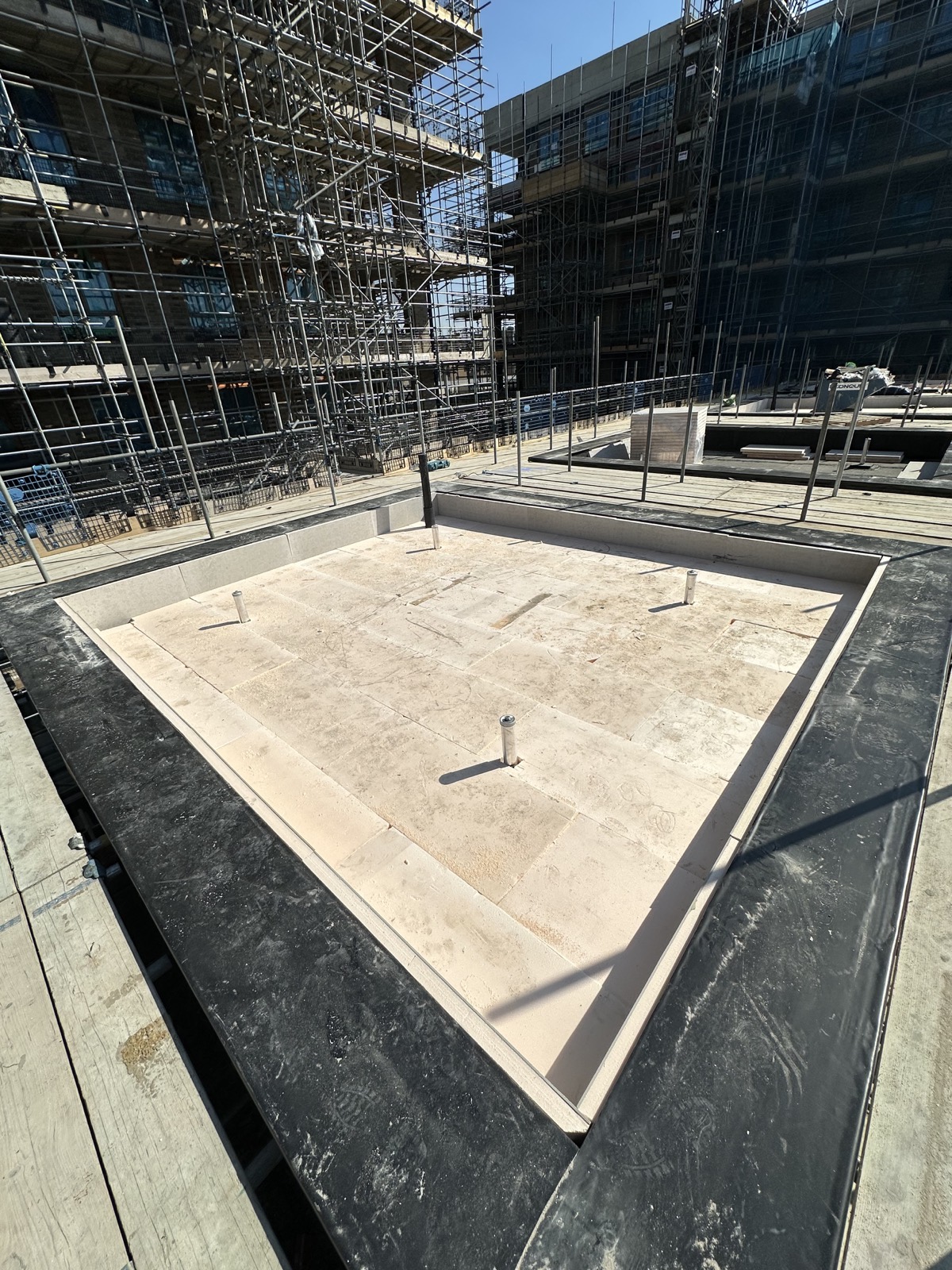 Roofing detail for complete roof replacements.