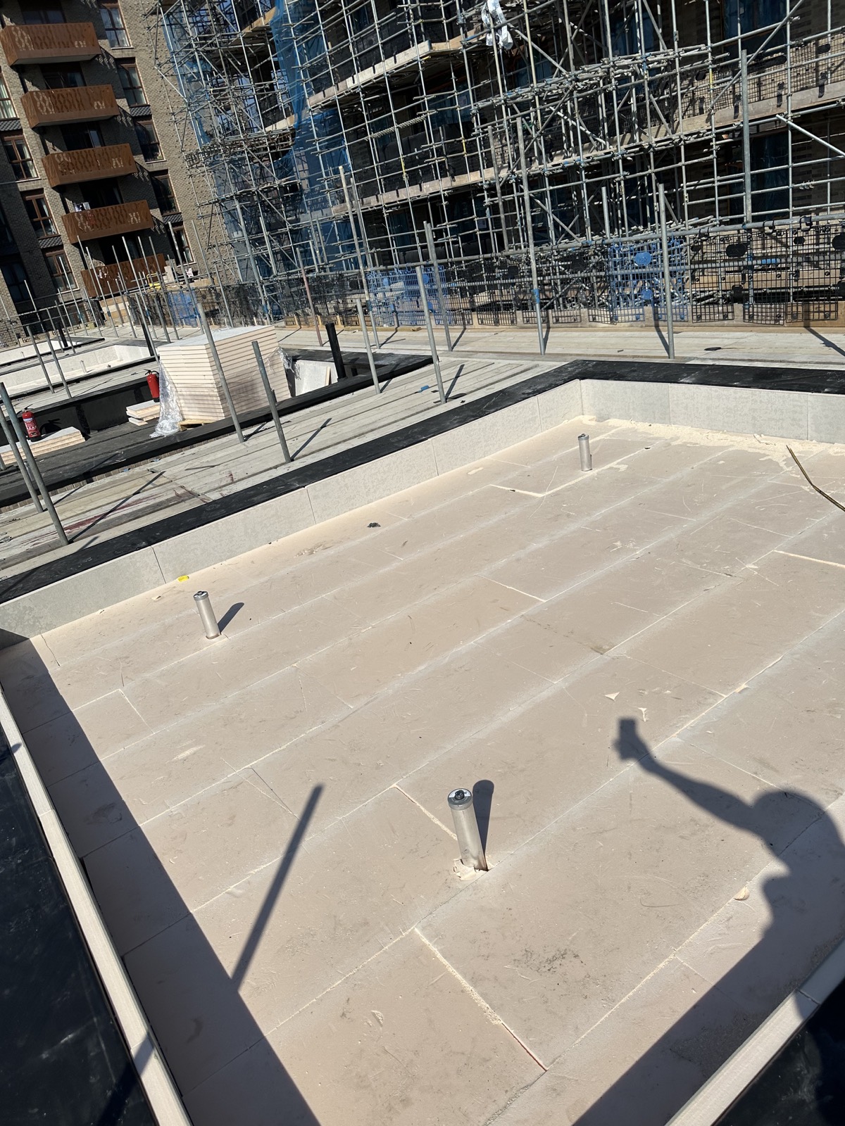 Roofing detail for maintenance & inspections.